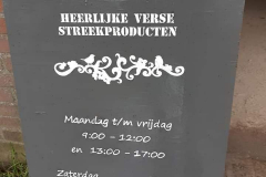 Openingstijden winkel